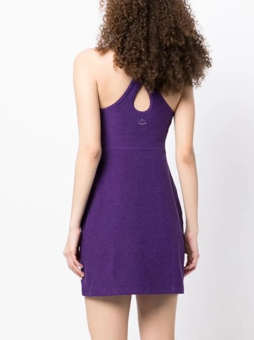Beyond Yoga Under Lock and Key Purple Spacedye Mini Dress Small